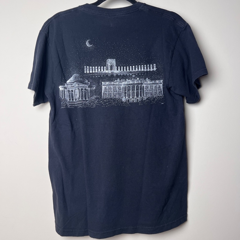 Delta Black Washington DC White House Graphic Short Sleeve T-Shirt Medium - Picture 6 of 7